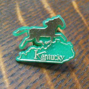 🐴 Kentucky Horse Vintage Lapel Pin